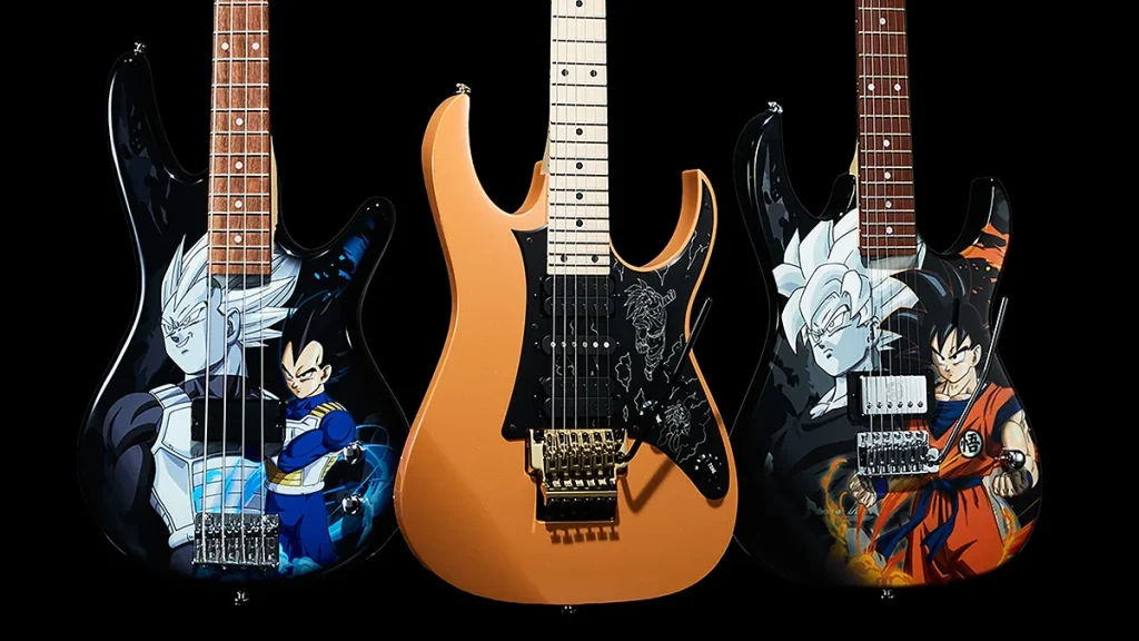 Ibanez y Dragon Ball se fusionan en una serie de guitarras y accesorios Ibanez y Dragon Ball se fusionan en una serie de guitarras y accesorios