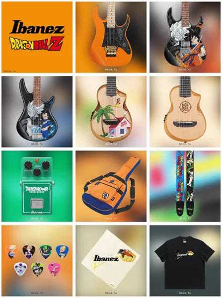 dragon-ball-ibanez-products Ibanez y Dragon Ball se fusionan en una serie de guitarras y accesorios